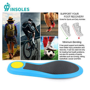 99インソール埋め込みスポーツカーボンファイバーインソールPUバスケットボールインソールクッションシューズインサート - Product Image 3