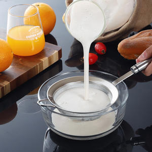 Stainless Steel Strainer 304 <b>Fine</b> <b>Mesh</b> Single Ear Hook Kitchen <b>Sieve</b> For Oil Soy Milk Juice Filtering - Product Image 2