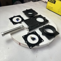 Vanne de vidange pneumatique des eaux usées pour toilettes de bus Yutong Higer, vanne de vidange des déchets avec raccords 3" 4" Type DMP