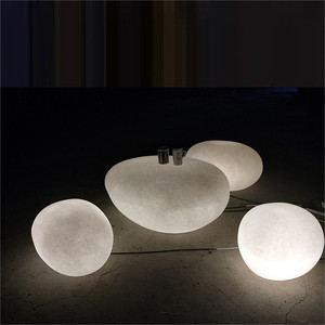 Chemin solaire extérieur/mur/clôture lumière de paysage éclairage galets pierres décoratives LED <span class=keywords><strong>pierre</strong></span> lumineuse de roche - Product Image 4