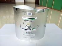 Papier laminé en aluminium pour l'emballage du beurre, emballages en aluminium imprimés pour le chocolat, papier en aluminium