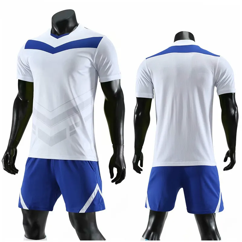 Privates Logo Schweiß ableitend Bequeme Fußball mannschaft Club Socer Jersey Jersy Shirts Herren Sportswear Ropa Para Hombre Deporte