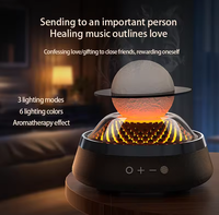 Enceinte portable intelligente sans fil avec aromathérapie, subwoofer, veilleuse et horloge, alimentée par courant continu, de la marque Voice of Berlin Colorful.
