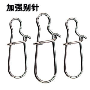 Conector de acero inoxidable 304 para pesca, de 0.5*10mm a 1.2*35mm, suministros para pesca con señuelos - Product Image 3