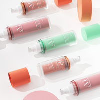 XINGYUAN Contenants d'emballage de luxe pour soins de la peau en plastique ABS double couche, flacon pompe pour toner et sérum, pour cosmétiques