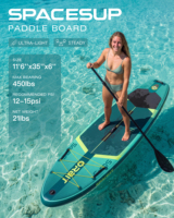 Nouveau produit en dropshipping : Planche de surf gonflable Drop Stitch SUP 11'6''*35''*6'' avec siège et pompe