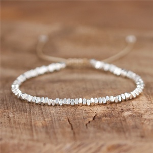 Semplice Nuova Moda Perline In Metallo Regolabile Borda il Braccialetto Minimalista Tibetano In Rilievo Della Boemia Braccialetti per Le Donne All'ingrosso - Product Image 2