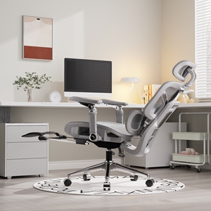 Silla <span class=keywords><strong>de</strong></span> <span class=keywords><strong>Oficina</strong></span> Ergonómica, Económica, con Respaldo Alto, Giratoria, <span class=keywords><strong>de</strong></span> Malla, <span class=keywords><strong>para</strong></span> Computadora, Hogar y <span class=keywords><strong>Oficina</strong></span>, con <span class=keywords><strong>Ruedas</strong></span> y Soporte Lumbar - Product Image 6