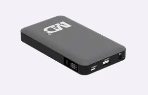 Power Bank portabel Multi Output Universal, pengisi daya baterai eksternal kapasitas tinggi untuk laptop DC 5V hingga 24V terbuat dari plastik