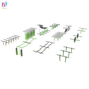 Nouveau style de parcours d'exercice commercial de grande taille pour enfants et adultes ZSNJ6 Ninja Course - Product Image 6
