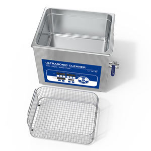 Limpiadores ultrasónicos silenciosos de bajo ruido Limpieza ultrasónica portátil con temporizador digital Calentador Degas y semiwave ajustables - Product Image 2