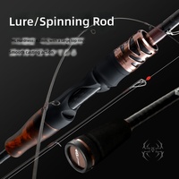 Canne à pêche en fibre de carbone, poignée droite, poignée pistolet, action ML-Tuning, polyvalente pour la pêche au bar chinois en réservoir et en étang