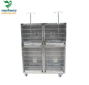 Wholesale Custom Commercial Strong Stainless Steel Animal Dog Large Veterinary Cages