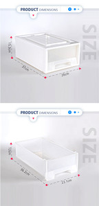 Scatole <span class=keywords><strong>portaoggetti</strong></span> scatola <span class=keywords><strong>portaoggetti</strong></span> per <span class=keywords><strong>auto</strong></span> scatola per scarpe contenitori quadrati in plastica cassetto in plastica impilabile trasparente riciclato - Product Image 2