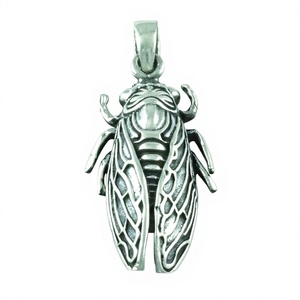 Colgante Étnico de Plata de Ley 925, Unisex, Estilo Indio, 3.0cm X 1.5cm, 2.8g - Product Image 1