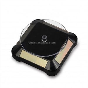 Cho năng lượng mặt trời Powered xoay khuếch đại đồ trang sức điện thoại di động hiển thị Turntable tấm - Product Image 2