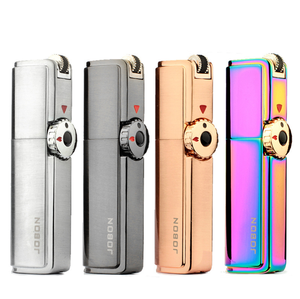 Hot Koop Nieuwe Gasaansteker Drie Jets Metalen Met Sigaar Punch Creatieve Refill Winddicht Gasaansteker - Product Image 1