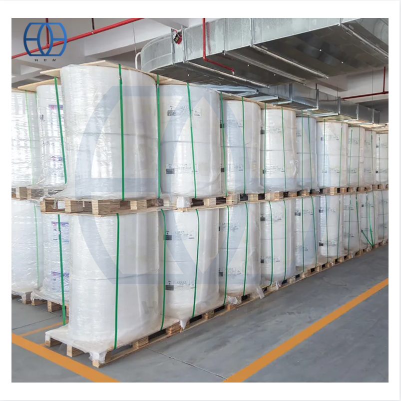 For Printing Stickers Shipping Adhesive Paper Label Jumbo Roll with Glassine