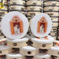 Fournisseur en gros d'instruments de musique pour la saison des fêtes : Tambourin en bois portable personnalisé pour églises et mariages, instrument à percussion sonore