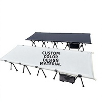 Lit de camping portable moderne sur mesure, léger, respirant, imperméable, pliable, pour les voyages, l'hôpital, le camping