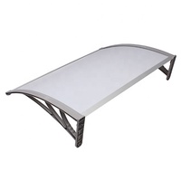 Auvent manuel en Polycarbonate, conception classique, cadre en PP, auvent pour couvrir la maison de la pluie, bonne qualité