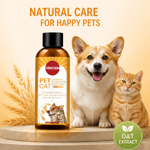 Champú para Mascotas a Base de <span class=keywords><strong>Avena</strong></span> para <span class=keywords><strong>Perros</strong></span> y Gatos, Desodorante, Anti-picazón, Antibacteriano, con Fragancia Duradera, Disponible para Procesamiento OEM - Product Image 6