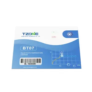 Registrador de datos de temperatura de un solo uso TZONE remoto para monitor de temperatura de transporte de cadena de frío