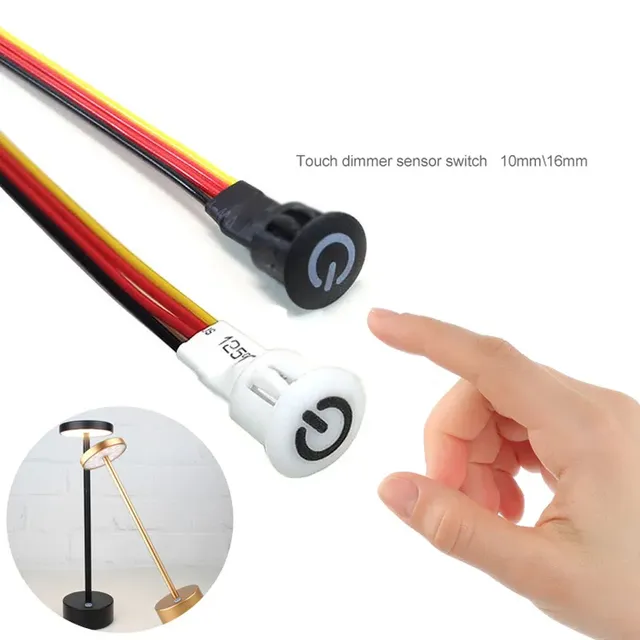 High Quality Recessed Mini Dimmable Touch Sensor on Off Switch Memory Function 5v 12v 24v LED Light Touch Dimmer Switch