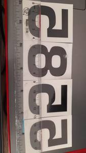 Custom stampate sport sport sport sport numero tatuaggi manica sport set di personalizzazione nome e numero - Product Image 4