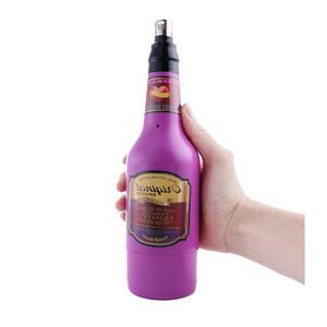 Diseño de botella de cerveza púrpura Dispositivos de masturbación sexual anal Copa masturbadora de bolsillo Accesorio de máquina básica con 3XLR - Product Image 1