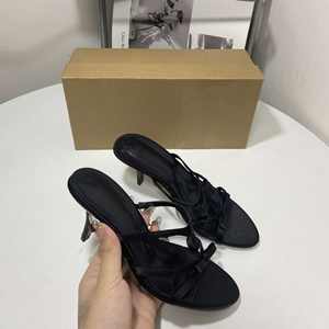 Mujeres 2025 lujo <span class=keywords><strong>Francia</strong></span> con Bowknot sandalias para zapatos de mujer tacones altos - Product Image 6