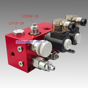 Vanne solénoïde hydraulique Et04-2sv, ensemble de vanne à double vitesse, à deux voies, port G1/2 pour machines de levage - Product Image 3