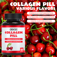 Complément alimentaire en capsules de collagène pur OEM pour la santé et la beauté de la peau, enrichi en vitamine C, soin de la peau, boisson vitaminée pour adultes