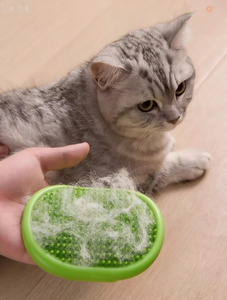 فرشاة تمشيط وتدليك للقطط والكلاب بسعر المصنع، فرشاة تنظيف وغسيل للحيوانات الأليفة مع مقبض حلقي قابل للتعديل - Product Image 3