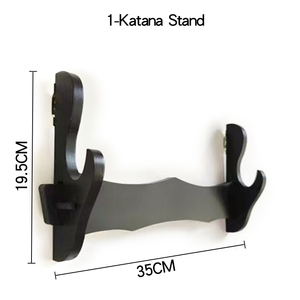 <span class=keywords><strong>Support</strong></span> d'épée en bois à montage <span class=keywords><strong>mural</strong></span>, <span class=keywords><strong>support</strong></span> d'épée de samouraï, présentoir - Product Image 2