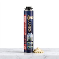 Mousse expansive en polyuréthane de haute qualité JUNBOM 501 pour l'isolation acoustique des fenêtres et des portes, fabrication OEM.