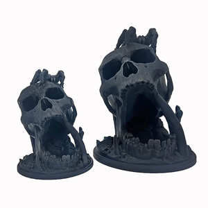 Tour à dés personnalisée en résine plastique polyédrique imprimée en 3D, motif Tête de Dragon et Château <span class=keywords><strong>du</strong></span> Dieu - Product Image 2