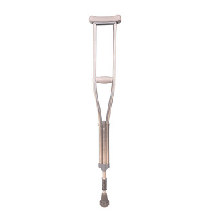 Béquille sous-bras en alliage d'aluminium réglable antidérapante pour soutien des jambes, équipement de rééducation - Product Image 1