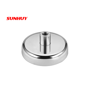 Imán de Copa <span class=keywords><strong>con</strong></span> revestimiento de níquel potente al por mayor imán de neodimio <span class=keywords><strong>con</strong></span> <span class=keywords><strong>base</strong></span> de fijación magnética de rosca interna para uso industrial - Product Image 1