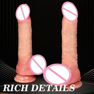 Dildo de Silicona con Calefacción Eléctrica Telescópica, 9 Modos de Vibración, Masturbador para Adultos, Juguete Sexual Exclusivo para Mujeres - Product Image 2