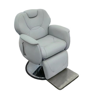 Großhandel: Cremefarbener Cloud Barber Chair mit geteilter Verpackung, hydraulischer Liegefunktion, passendem Salon-Trolley und Shampoo-Liege - Product Image 5