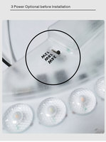 Kit de rétrofit magnétique 5CCT 12W 18W 24W réglable, panneau LED CE ERP ETL FCC RoHS pour remplacement de ventilateur lumineux