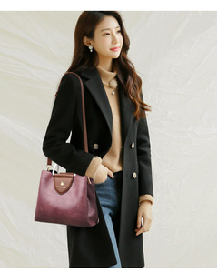 Bolsos cruzados de diseño de moda, bolsos de hombro de cuero PU de alta calidad, bolsos de mano casuales de lujo para mujer - Product Image 2