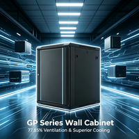 Armoire de serveur murale ventilée 19 pouces pour centre de données IA, solution de rack pour centre de données hyperscale 4U-27U