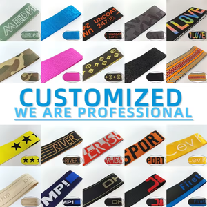 Tùy chỉnh biểu tượng tùy chỉnh màu sắc mô hình Nylon Spandex Polyester Latex sọc ban nhạc đàn hồi Jacquard đàn hồi dây thắt lưng vải - Product Image 2