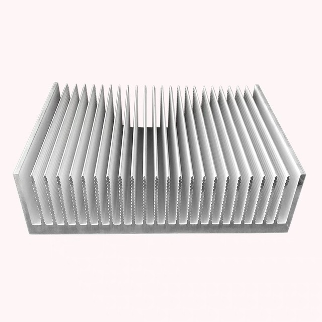 300(W)*85(H)*50-500(L)mm High power Heat dissipation aluminum block Large aluminum heatsink High power amplifier heat sink