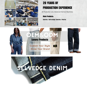 Jeans de Mezclilla Selvedge Crudo Japonés Vintage de 19.5 oz para <span class=keywords><strong>Hombre</strong></span>, Estilo High Street Hip Hop, Lavado Oscuro, Doble Teñido y Bordado - Product Image 5