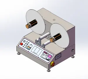 Máquina rebobinadora de etiquetas pequeñas automática, con contador