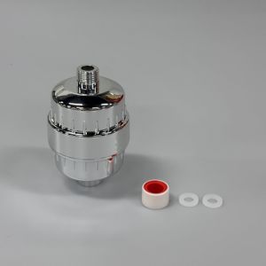 Filtre à eau de douche en acier inoxydable, charbon actif, 1 étape, manuel, élimination du chlore, installation facile, usage domestique - Product Image 6