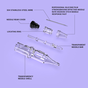 Máy phun xăm kỹ thuật số bán chạy, máy xăm chuyên nghiệp màu đen, bộ dụng cụ xăm vĩnh viễn, máy xăm body kèm túi - Product Image 3